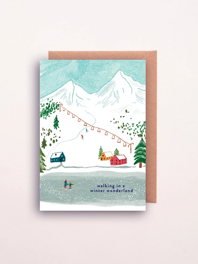 winter wonderland Christmas Card