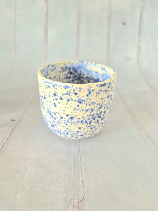 Speckled Blue Tumblers Jenny Hopps Pottery, gift for him, blue, home gift, unique ceramics
