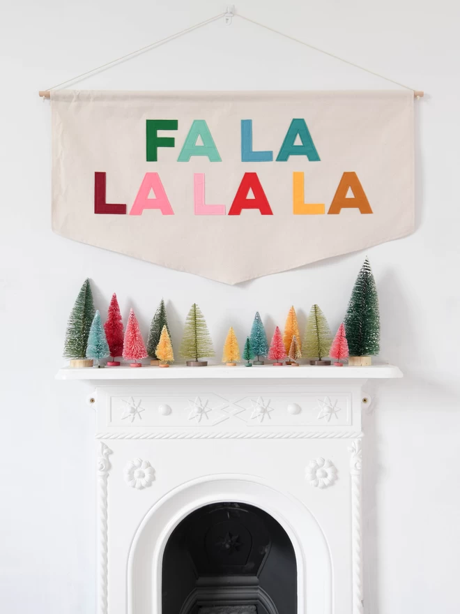 Fa La La La La Christmas Wall banner