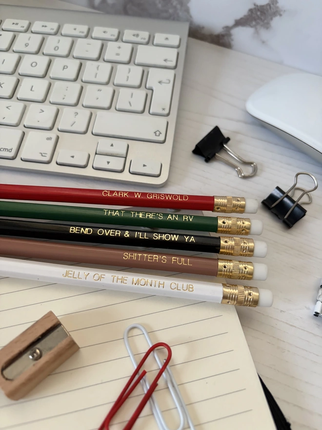 National Lampoon's Christmas Vacation HB Pencils (Set of 5 HB Pencils)