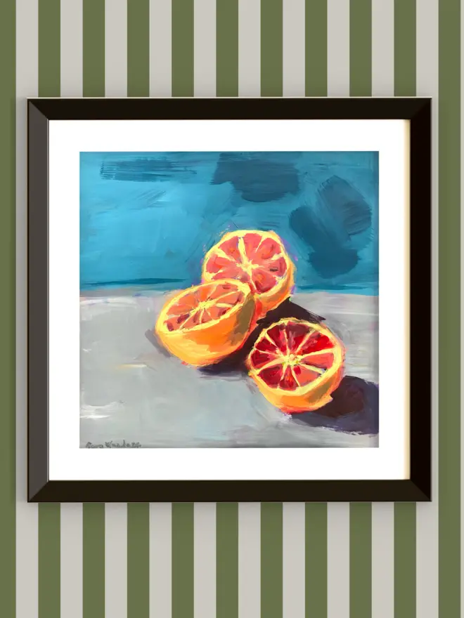Oranges art print