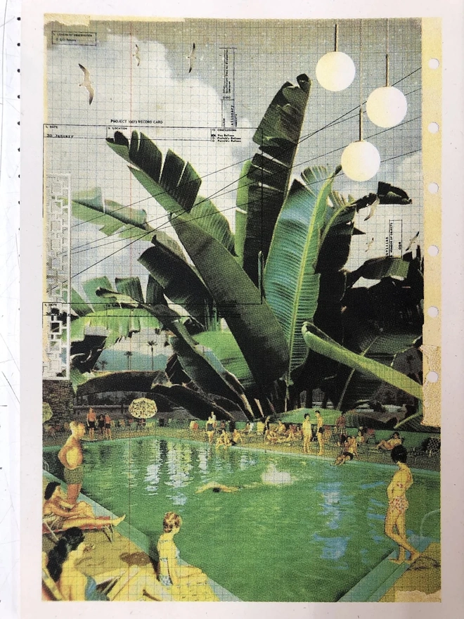 Underneath The Palms Mini Edition Screenprint