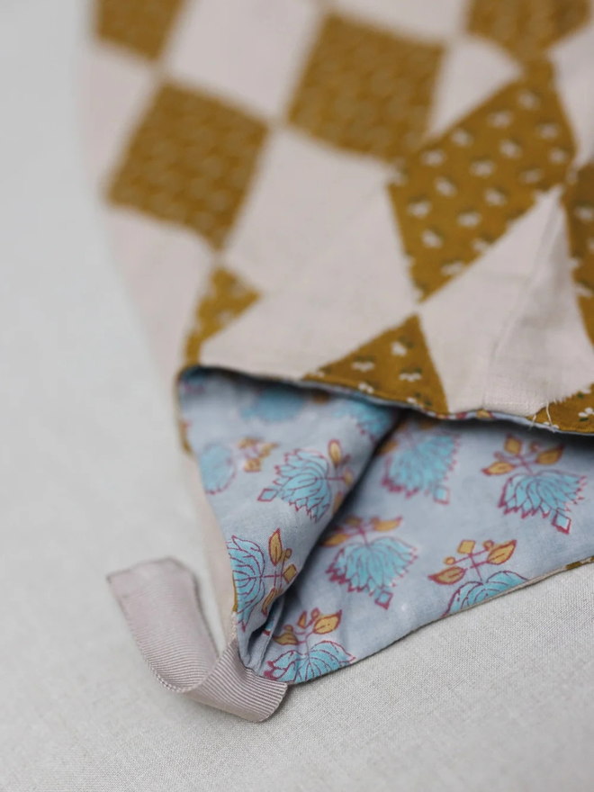 harlequin christmas stocking