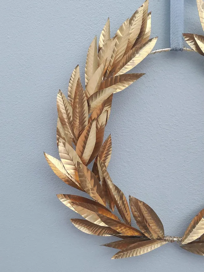 Regular Brass Laurel Wreath