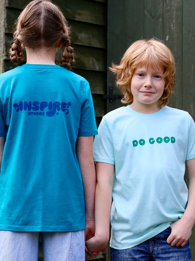 Inspire Do Good Positivity T Shirt Screen Print Mims & Family