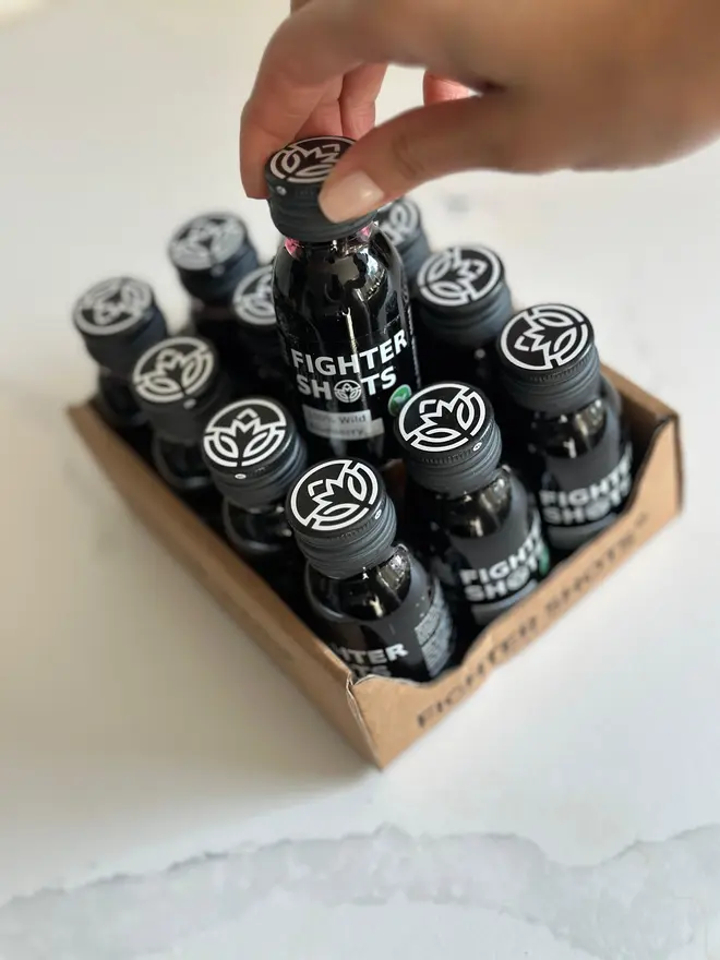 Organic Cold Pressed Wild Blueberry Shots