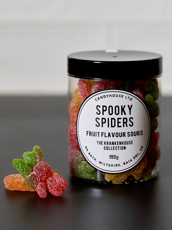 Spooky spider sweets
