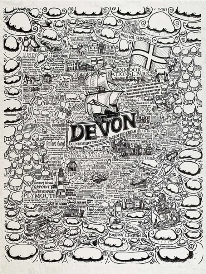Devon Jigsaw Puzzle - 1000 Pieces Whole Design