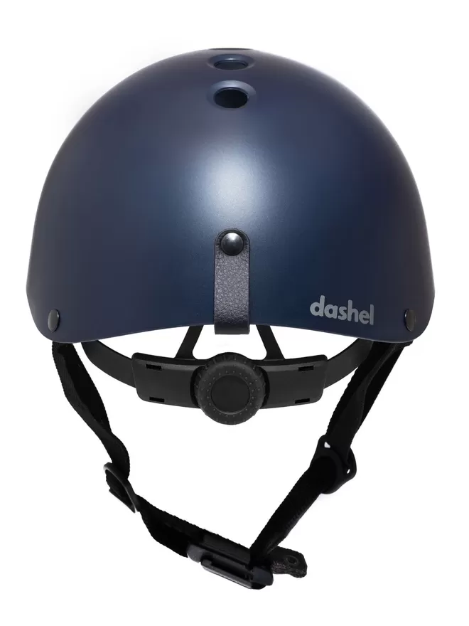 Dashel Navy Blue Bike Helmet from the back.