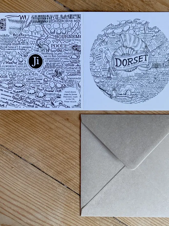 Dorset greetings card