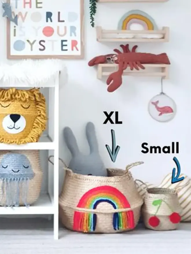 Reindeer Belly Basket 