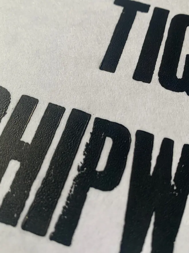 she runs a tight shipwreck print close up