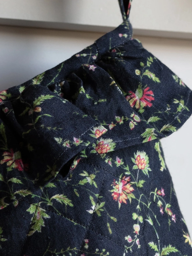 Midnight Blooms Christmas Stocking