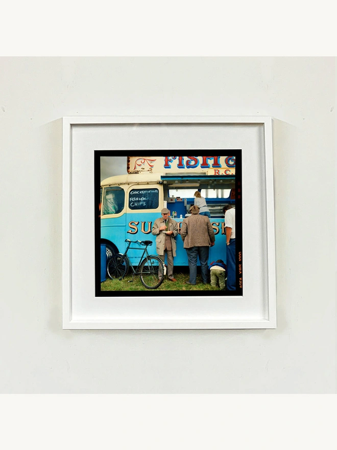 Fish and Chips Van Richard Heeps photography large art print framed in white
