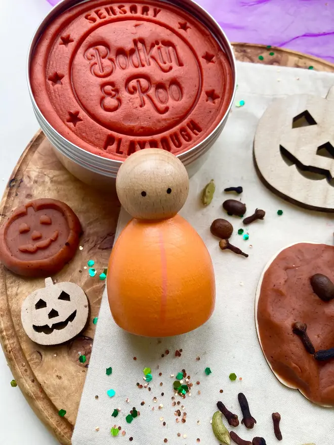 Pumpkin Inspired Playdough Kit