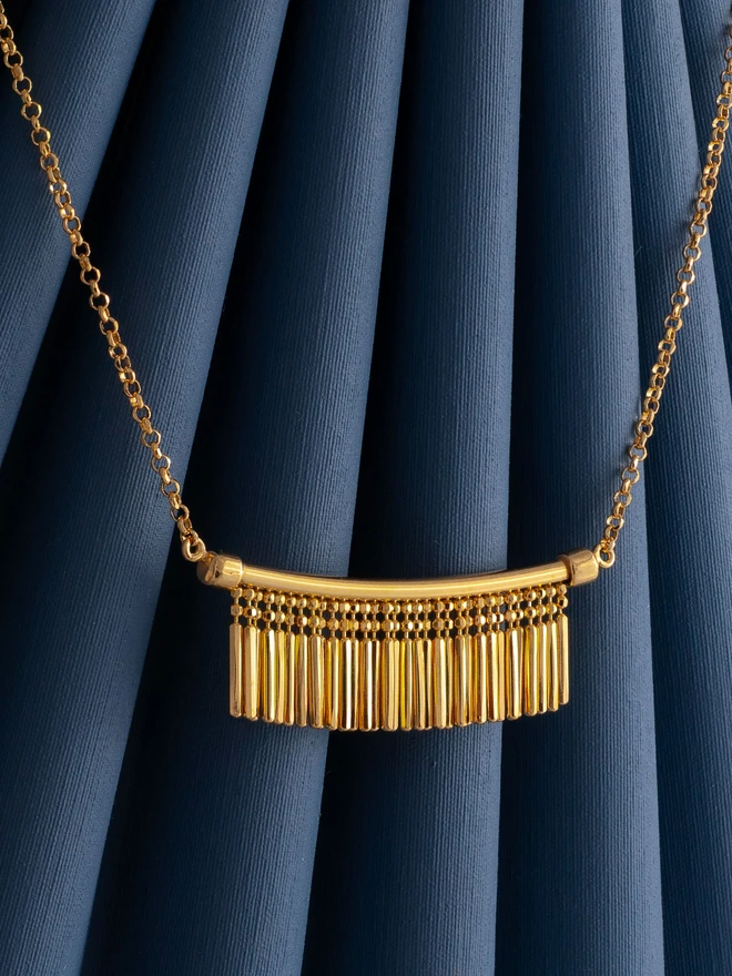 Loel Gold Tassel Pendant 