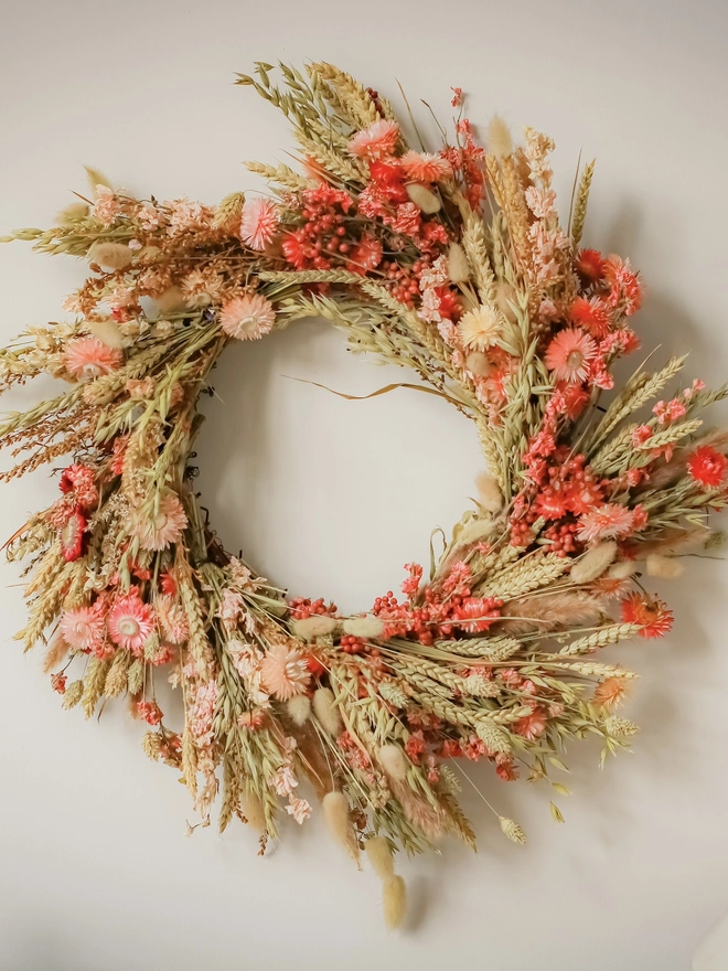 'Dorper' Everlasting Dried Wreath