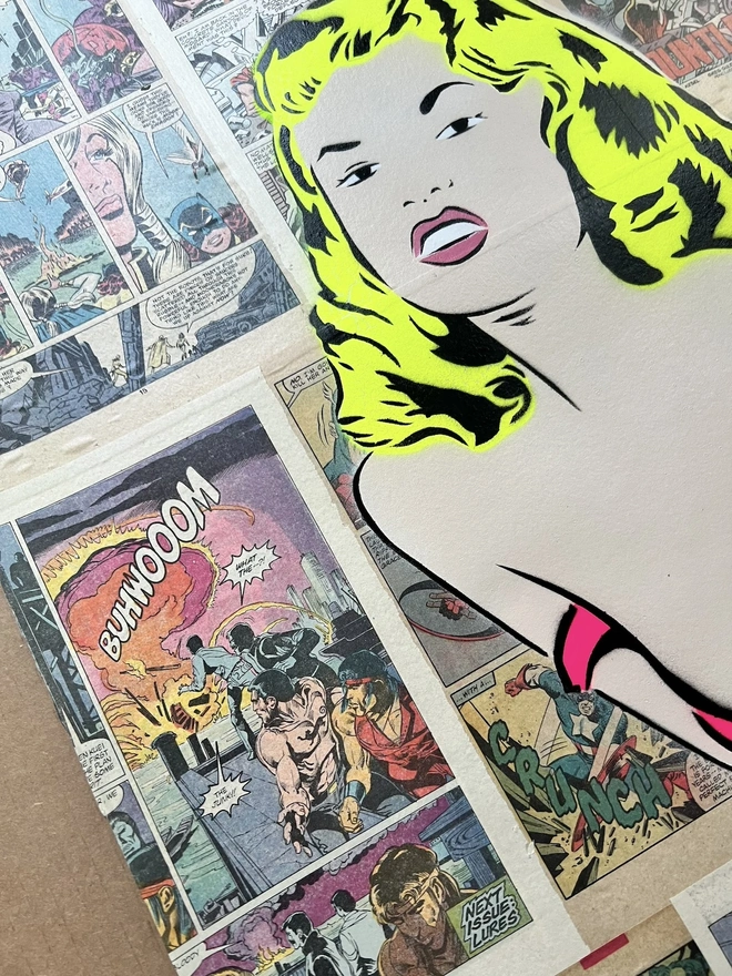 Pin Up Jane Mansfeild Original 1/1