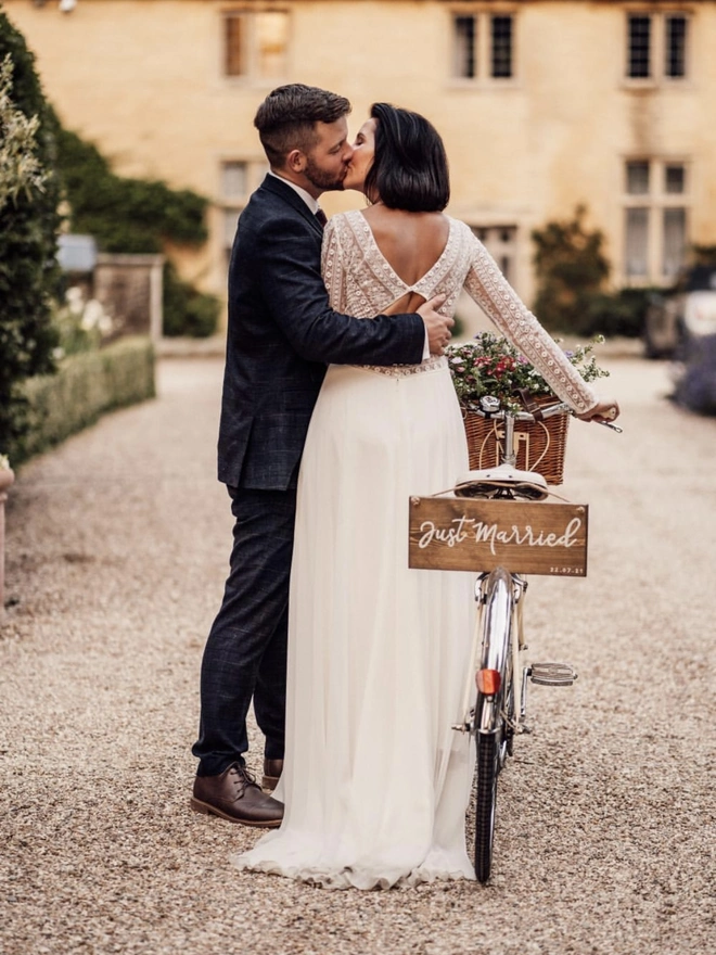 just married sign