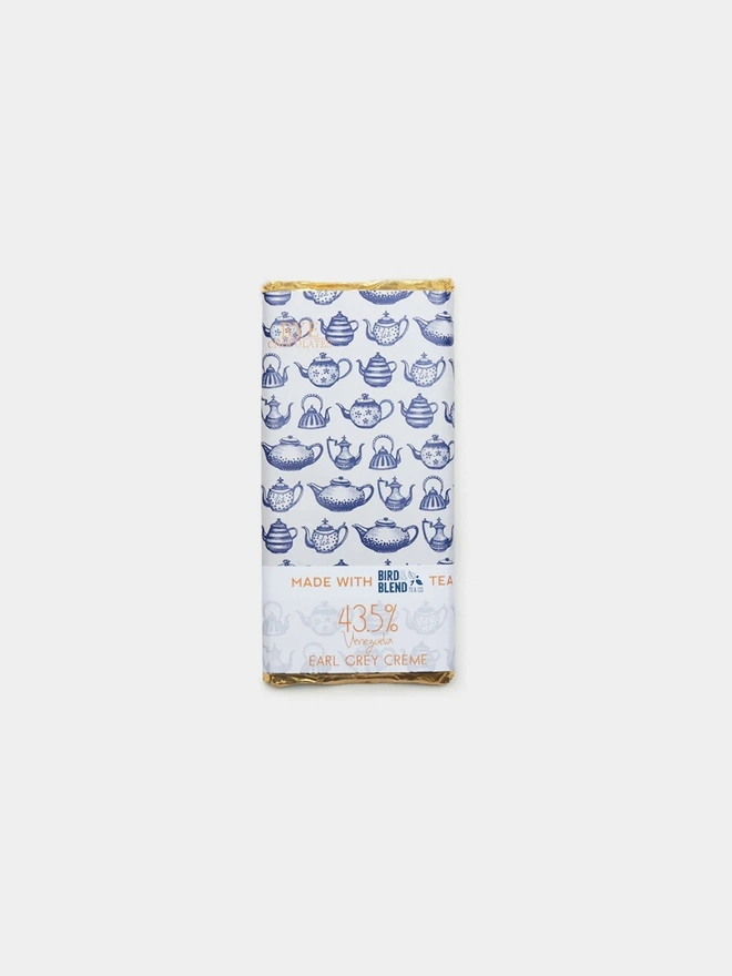 Earl Grey Milk Chocolate Bar - 43.5% Venezuelan