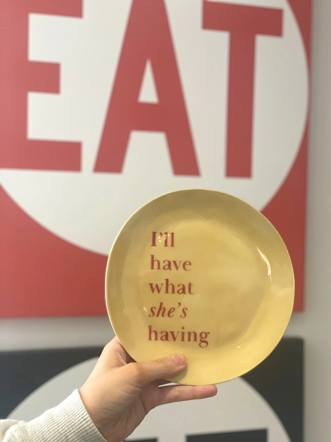 When Harry Met Sally – 'I'll Have What She's Having' Plate