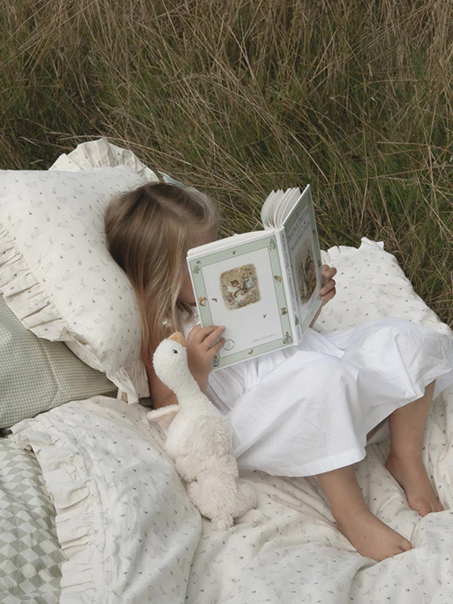swan organic cotton duvet set