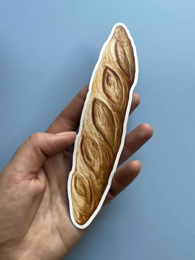 A French baguette style magnet