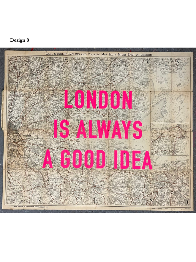 London is always a good idea screenprint