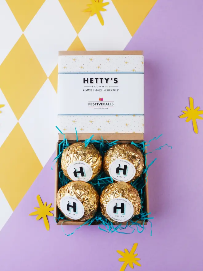 4 box of Hetty's Nutcracker Blondie balls