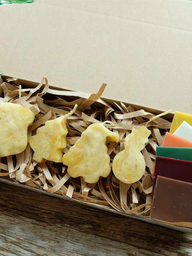 Holiday craft, Waldorf Inspired crafts with clay sheets 