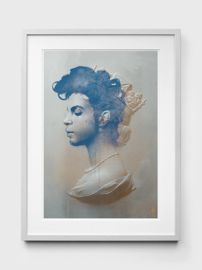 Prince Turquoise - White Frame