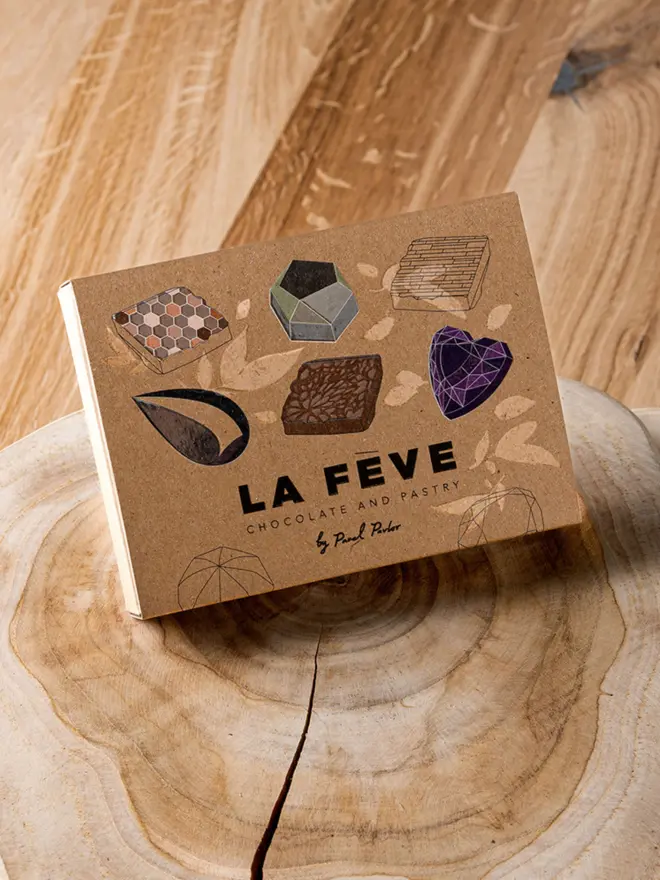 Jewel chocolate box - 6 flavours - luxury package