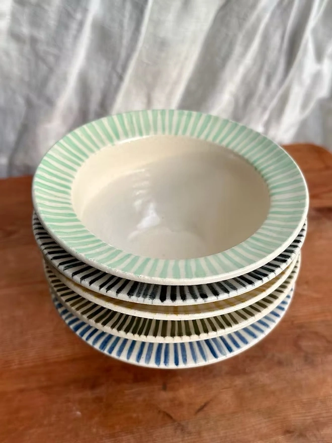 Striped Planet Bowl 