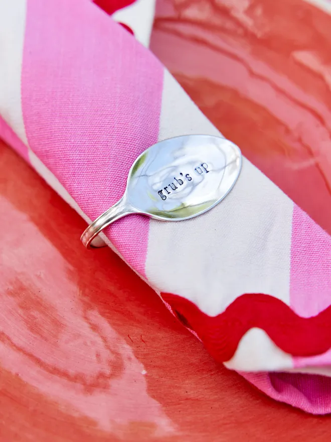 Personalised Vintage Napkin Rings (Set Of 4, 6, 8)