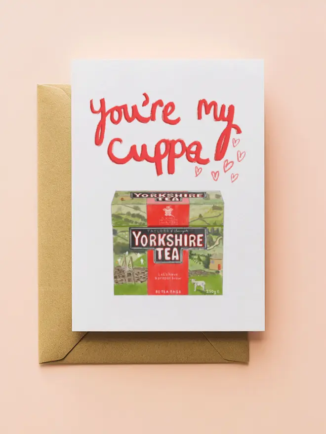 Yorkshire tea illustration card