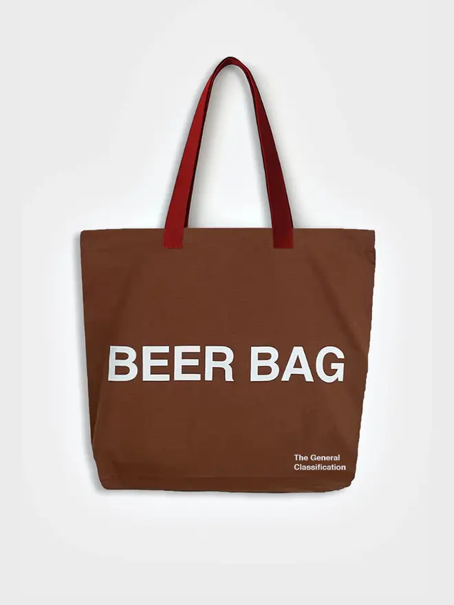'Beer Bag' Tote Bag, against a white background. 