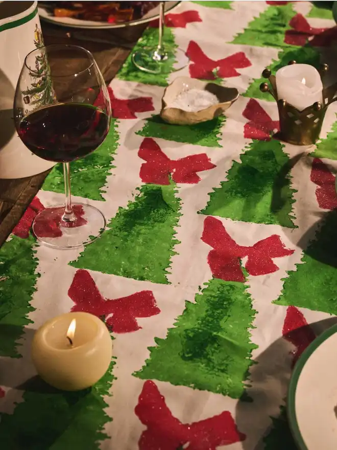 Christmas Tree Table Runner