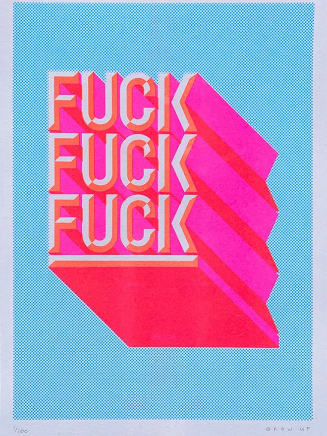 'FUCK FUCK FUCK' Artwork