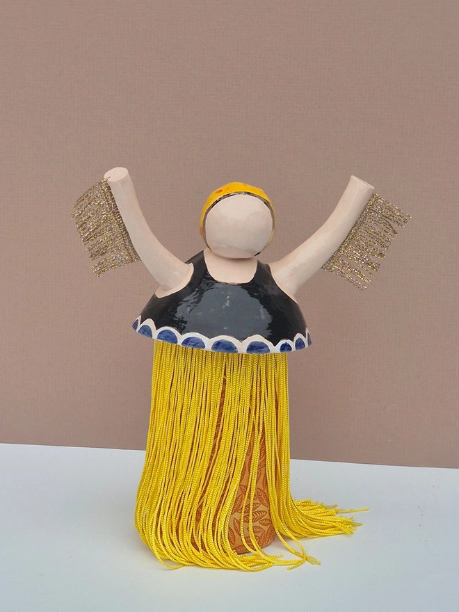 Christmas tree topper swimmer, angel decoration wall art hanging 