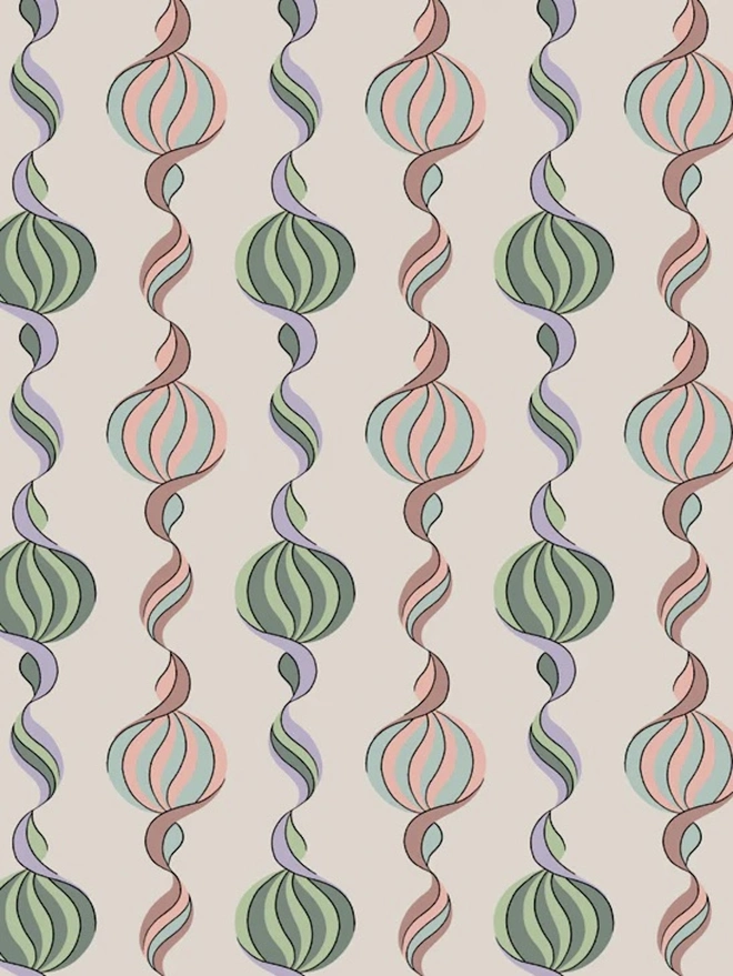 Carousel Twist In Pastel Candy Wallpaper Micaela Sharp