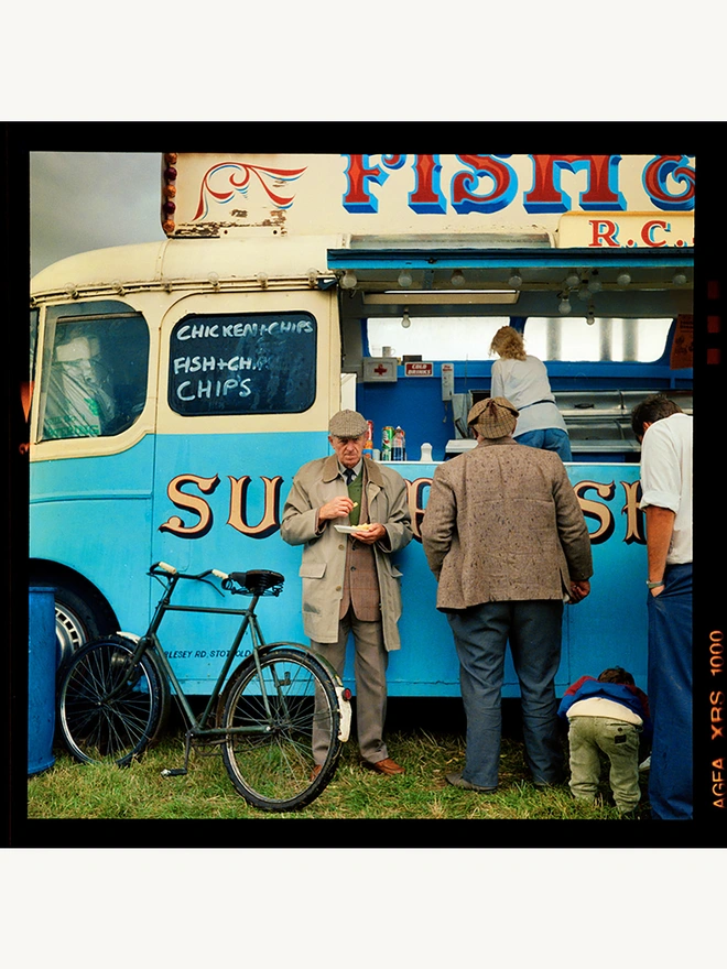 Fish and Chips Van Richard Heeps photography art print