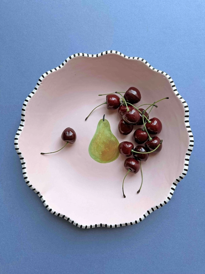 Pink Pear Bowl