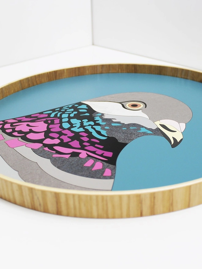 Handmade Pigeon Serving Tray