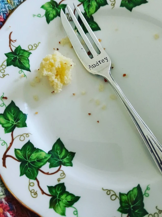 Personalised Vintage Cake Fork