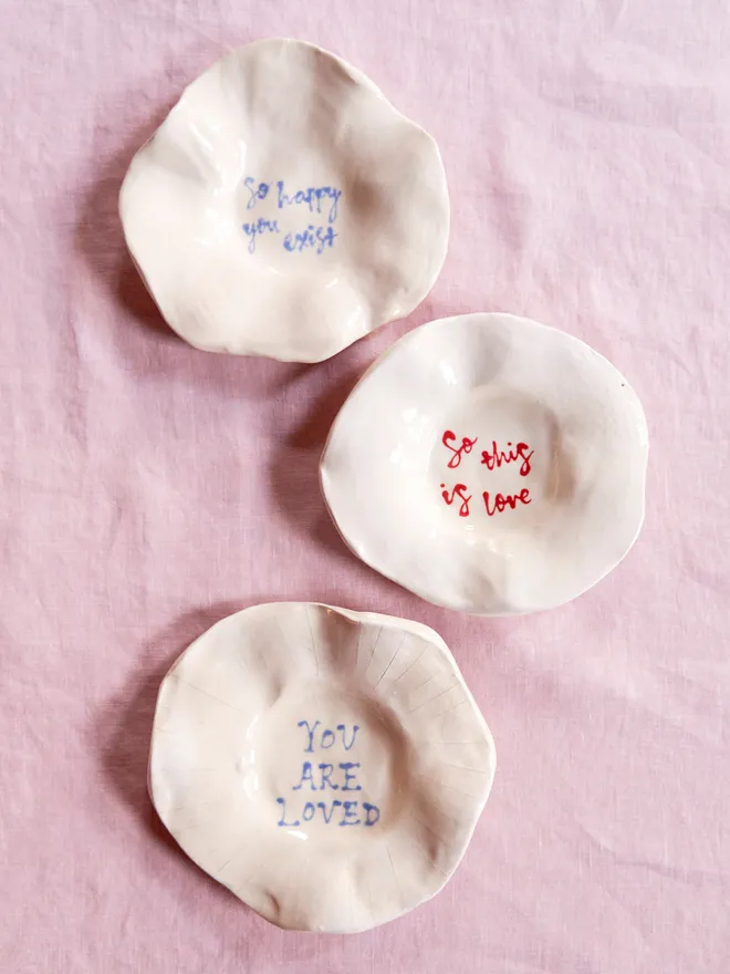 Ceramic plates artwork