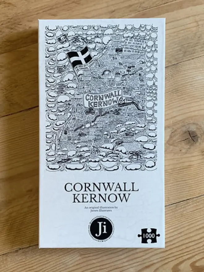 Cornwall Jigsaw Puzzle - 1000 Pieces Box