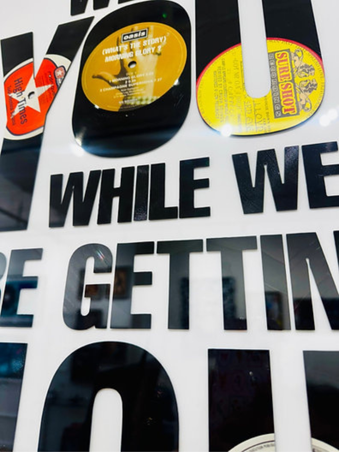 keith haynes oasis vinyl artwork