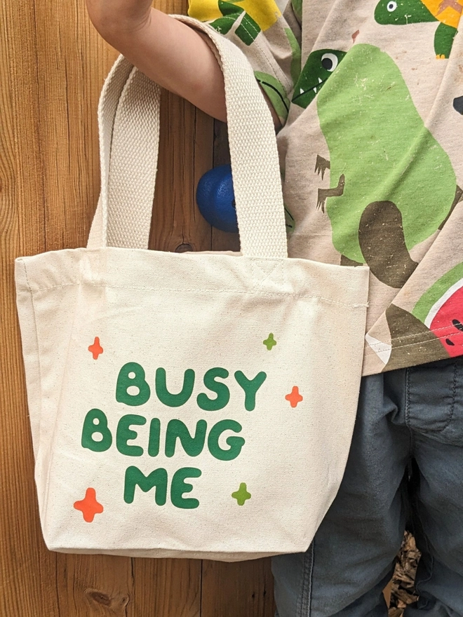 Busy Being Me Mini Tote Bag