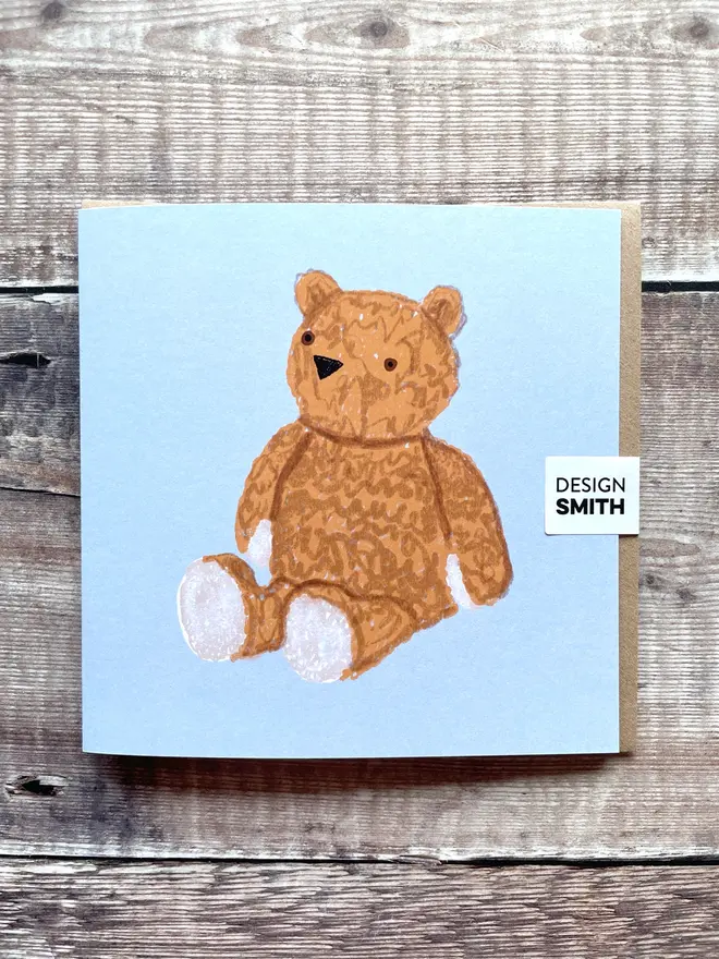 Teddy Bear - Blank greeting card 