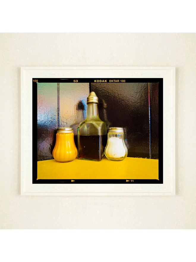 Pepper, Vinegar and Salt large white frame